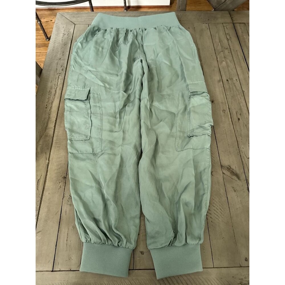 cinq a sept Sage Green Cargo Jumpsuit Pants